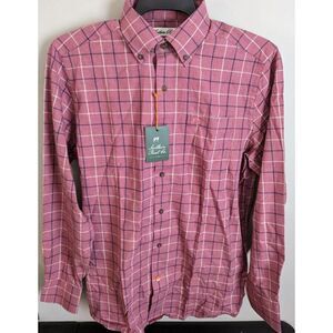 SOUTHERN POINT Multicolor Plaid Long Sleeve Button Down Shirt Size Small NWT